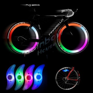 Rainbow ไฟ LED ติดล้อจักรยาน ไฟติดล้อจักรยาน ไฟฉุกเฉิน กันน้ำ Bicycle Light