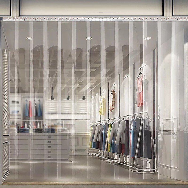 🦟ม่านฤดูร้อน   ม่านประตูพลาสติก PVC   อ่อนใส ม่านหนังกันยุงกันยุง