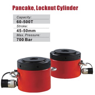 กระบอกล๊อกนัท รุ่น ELL-1002 กระบอกแพนเค้ก-ล๊อกนัท PANCAKE LOCK NUT HYDRAULIC CYLINDER