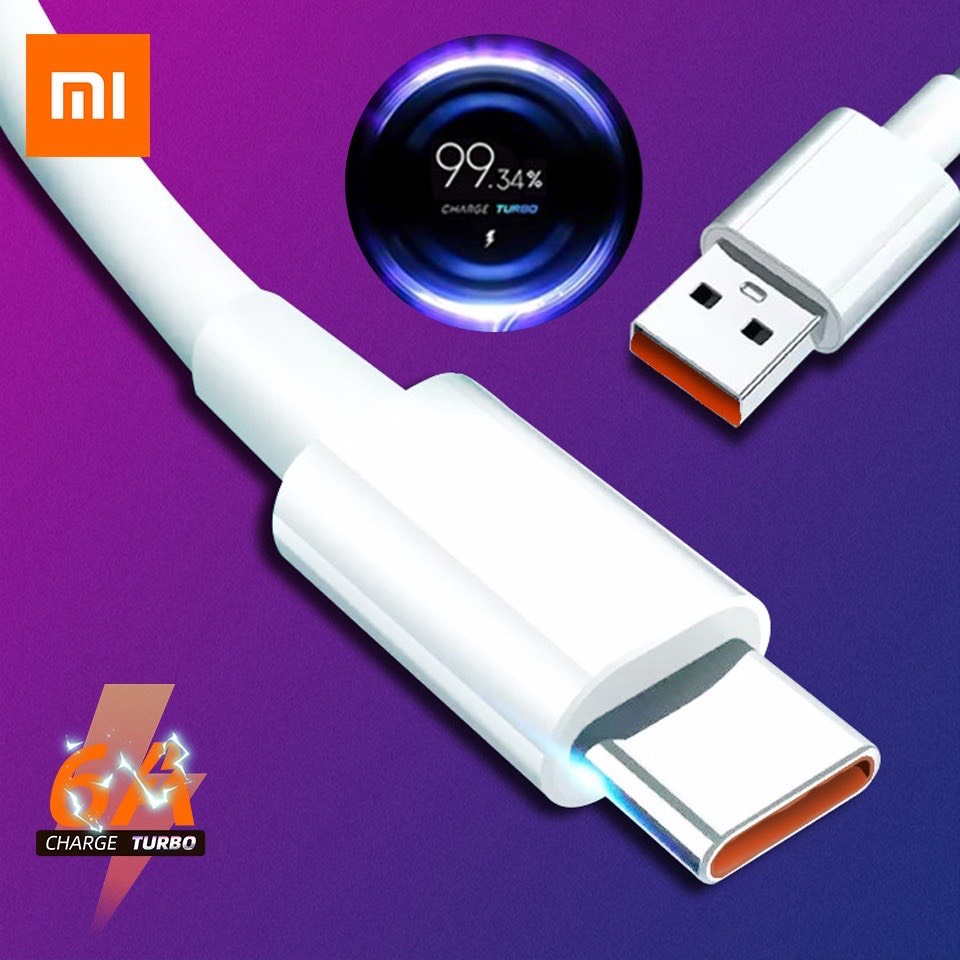 Xiaomi Fast สายชาร์จ 1M 2M 33W 55W 67W 120W Redmi Mi Note 9 Pro 33W 10 Redmi K30 K30pro Redmi Note 9