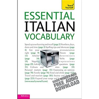 Essential Italian Vocabulary (Teach Yourself) [Paperback]