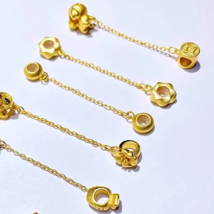 สายโซ่ถัก แฮนด์เมด ขนาดใหญ่ สไตล์โบราณ สีทอง สำหรับทำเครื่องประดับ DIY thumbnail 3