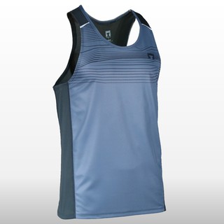 Mens TL Running Tank Top เสื้อวิ่งผู้ชาย สีเทาอมฟ้า