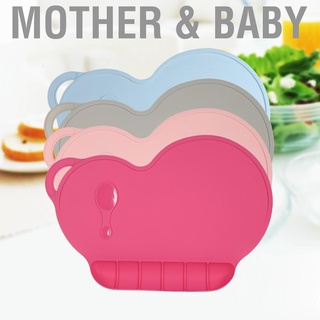 Mother &amp; Baby เสื่อซิลิโคนกันลื่นพับได้กันน้ําสําหรับแม่และเด็ก 4 สี 1 ชิ้น