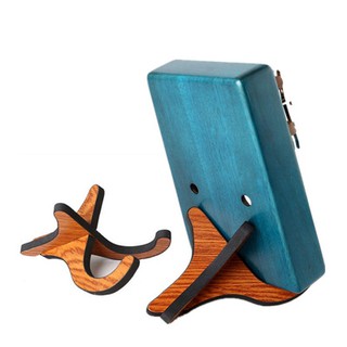 ผลคาลิมบ้า พกพา Kalimba Wooden Bracket ขาตั้งแนวตั้ง ขาตั้งจอแสดง stand wooden stents holder