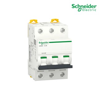 Schneider Electric - Acti9 iC60N 10kA, 400VAC, 3Pole, 2 A เบรกเกอร์ลูกย่อย 3โพล 2แอมป์_A9F74302 ที่ร้าน PlugOn