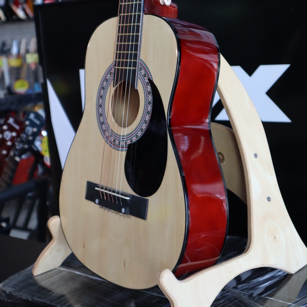 [รุ่นขายดี-📸] กีตาร์โปร่ง Takane ทาคาเนะ 30 นิ้ว เลือกสีได้ พร้อมเซตของแถม พกพาง่าย ฟรี ปิ๊ก3อัน ใบคอร์ด ปิ๊กกาด(คละแบบ) - รูปที่ 7