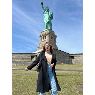 MALIMAYS - Bean Trench Coat เสื้อโค้ททรงยาว