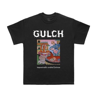 เสื้อยืดผ้าฝ้ายพรีเมี่ยม Gulch - เสื้อยืดพรีเมี่ยม แขนสั้น พิมพ์ลายวงดนตรี UNOFFICIAL MERCH PREMIUM สําหรับผู้ชาย