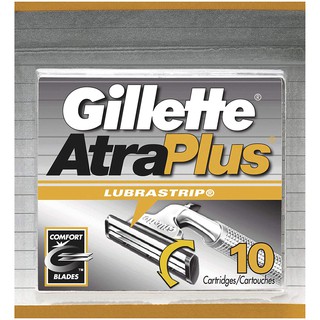 Gillette : GILAP-10* ใบมีดโกน AltraPlus Razor with Lubrastrip 10 Count