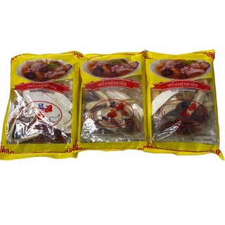 เครื่องตุ๋นยาจีน 中药炖菜 Mixed Chinese Herb Set ดีแสนหอม รุ่น 60g ซองสีเหลือง 1SETCOMBO/จำนวน 3 ซอง,บรรจุปริมาณ 180g