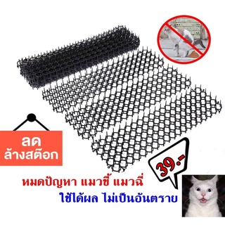 Anti cat หนามไล่แมว ยาว49*13 CM ซื้อ 10 แถม1ไล่แมวขี้ ที่ไล่แมว ไล่แมวไม่ให้ขึ้นรถ หนามไล่แมว ไล่แมวบนหลังคา ที่ไล่แมว