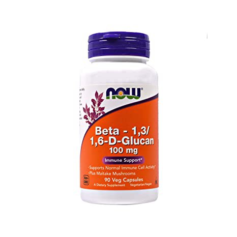 พร้อมส่ง!! Now Foods : Beta-1,3/1,6-D-Glucan, 100 mg, 90 Veg Caps