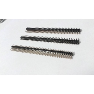 40 Pin 2.54mm Pin Header Double Row Pin Male ตรง แถวคู่