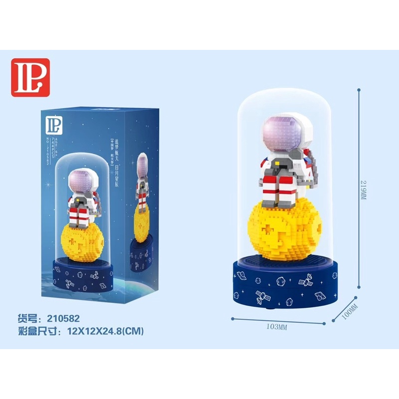 ตัวต่อนาโน นักบินอวกาศ พร้อมไฟ LED ครบ 6แบบ - รูปที่ 2