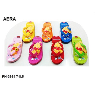 รองเท้าเด็ก AERA # ลายการ์ตูน # สีสดใสน่ารัก PH-3664