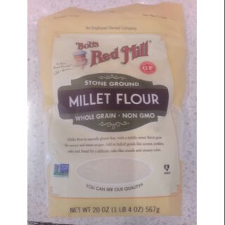 Bobs Red Mill Stone Ground Millet Flour 567g. แป้งจากข้าวฟ่าง100%