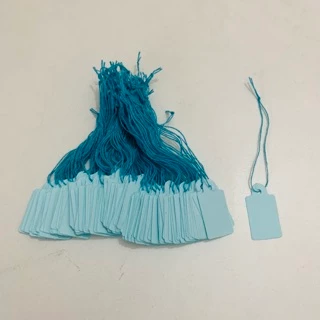 Paper tag ป้ายราคาจิวเวลรี่ กระดาษป้ายราคา บรรจุขาย 100 ชิ้น/ห่อ มี 2 ขนาด และหลายสีให้เลือก