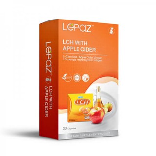 Lepaz 30 เม็ด (lch 3L with apple cider เผาผลาญไขมัน)