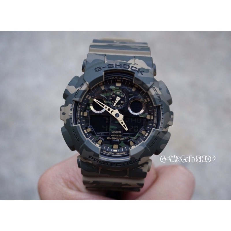 G-SHOCK Green Camo" GA-100CM-5, GA-100CM-5ADR, GA-100CM-5A, GA-100CM