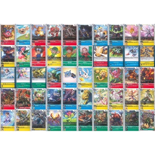 DIGIMON CARD GAME แยกใบ ภาษาญี่ปุ่น BT1 ระดับ R U