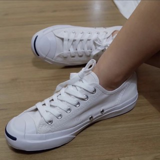 Converse Jack Purcell White ยอดฮิต!!100% ลดราคาพิเศษสุดๆ ของแถมเพียบ 🔥❤️