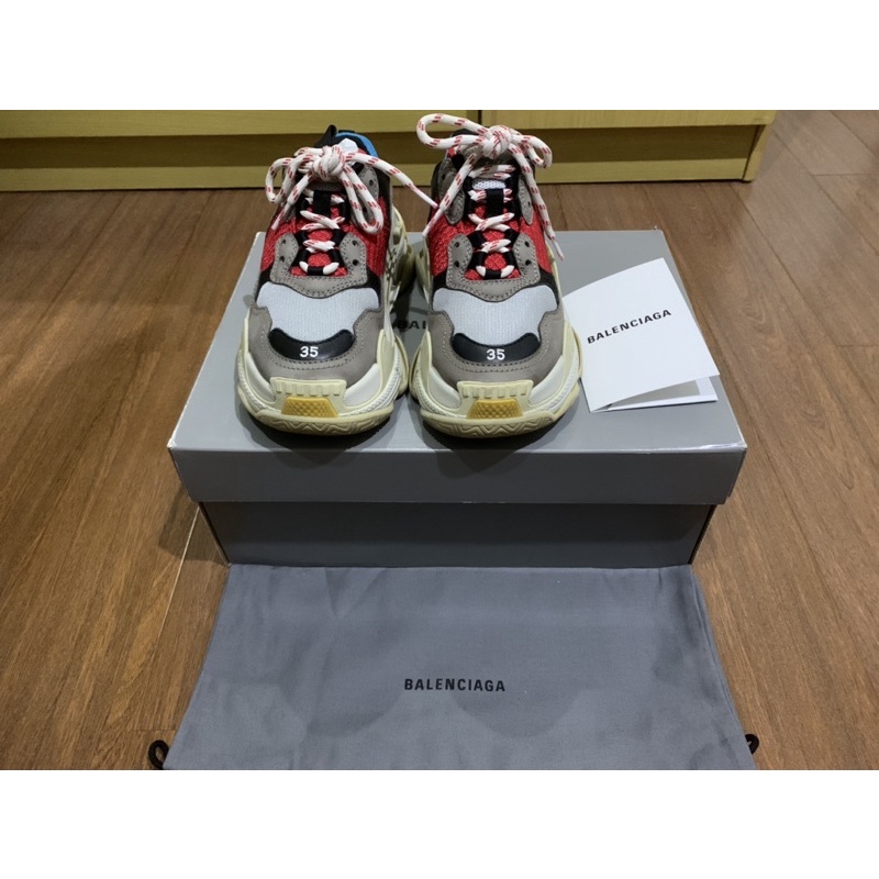 ของแท้ มือสอง Balenciaga Triple S สี OG Lego size 35