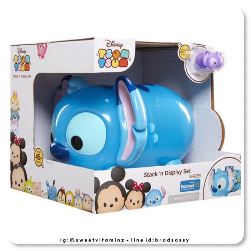 Disney Tsum Tsum Stitch Stack 'n Display Set : Case ใส่ Tsum Tsum ...
