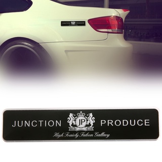 สติกเกอร์อลูมิเนียม JP JUNCTION PRODUCE สําหรับติดตกแต่งรถยนต์ ☆Spdivines