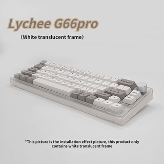 Free shipping ready stock! ชุดอะไหล่ฝาครอบคีย์บอร์ดเล่นเกม RGB G66 G66pro สีขาวใส