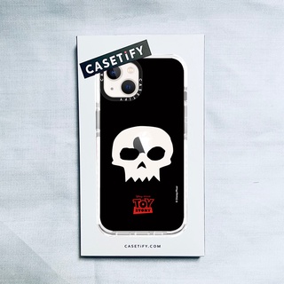 Casetify X Disnep PIXAR TOY STOORY Skull เคสขอบสีขาว IPhone 14 13 12 11 Pro MAX Mini XS MAX XR X SE 6 6S 7 8 Plus เคสนิ่ม