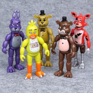 ฟิกเกอร์ Five Nights At Freddy  S ของเล่นสําหรับเด็ก 5 ชิ้น