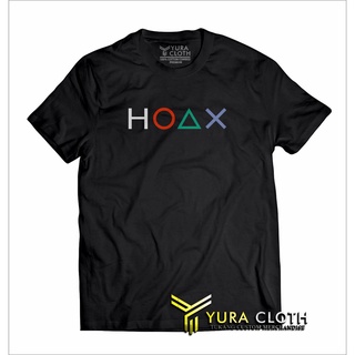 เสื้อยืด ผ้าฝ้าย พิมพ์ลายโลโก้ Distro HOAX SIMPLE COMBED 30S สําหรับผู้ชาย และผู้หญิง