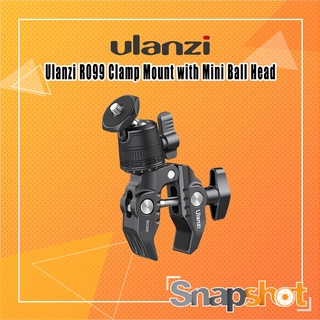 Ulanzi R099 Clamp Mount with Mini Ball Head