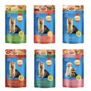 Smartheart Pouch อาหารสุนัข แบบซอง (มีครบทุกรส สามารถคละรสได้จร้า)