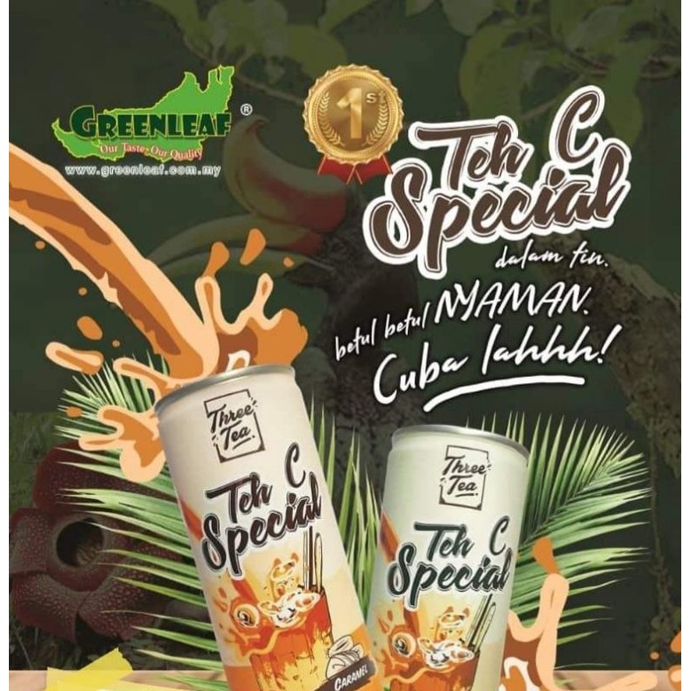 Caramel Teh C Peng Coffee ชาพิเศษ C Special Savak สามชั้น ชานม คาราเมล ใบเตย Yit Foh Tenom Kopi