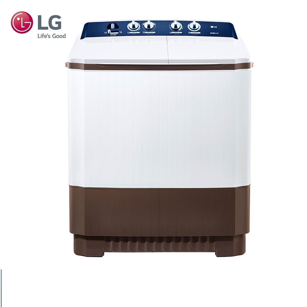 ใช้โค้ดติดตามร้านลดเพิ่ม เครื่องซักผ้า 2 ถัง LG รุ่น TT10NARG ขนาด 10 กก.