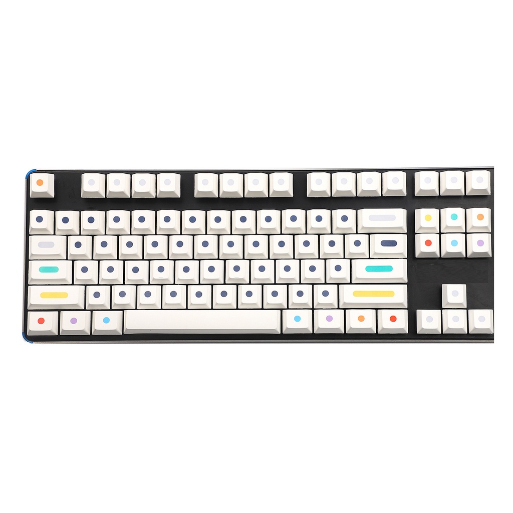 COD 108 คีย์ White Dot เชิงกล คีย์บอร์ด ข้อความเหมือนกับบุคลิกภาพ DIY ...