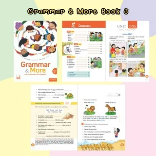 หนังสือแบบฝึกหัดประถมและมัธยม GRAMMAR & MORE NEW EDITION หนังสือเรียนภาษาอังกฤษ