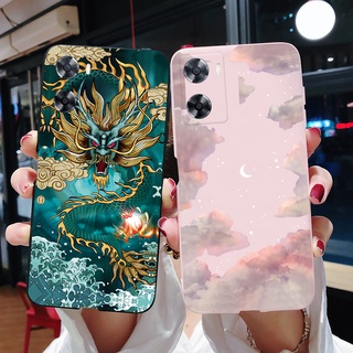 เคสซิลิโคนนิ่ม ลายมังกร สําหรับ OPPO A57 2022 4G OPPOA57 CPH2387