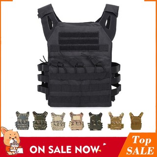 Hunting Tactical Body Armor JPC Molle Plate Carrier Vest เสื้อกั๊กทหาร molle cs