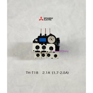 MITSUBISHI โอเวอร์โหลด Overload Relay TH-T18 2.1A (1.7-2.5A )