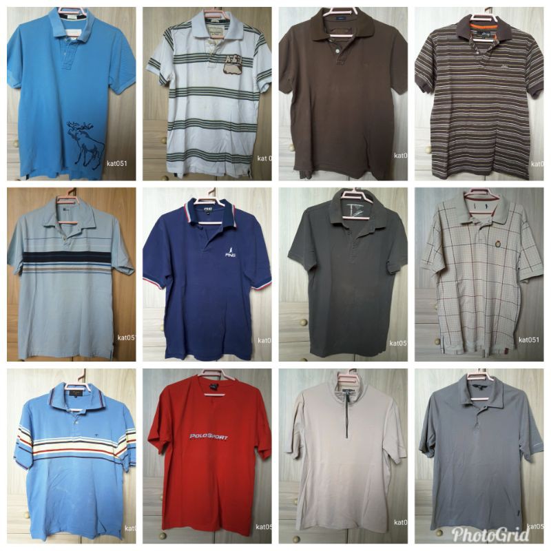 OPL009-020 เสื้อโปโลงานแบรนด์ งานดีและงานมีตำหนิ โปรดอ่าน📍 ขอคนรับได้