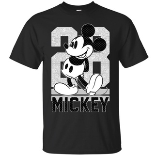 เสื้อยืดผ้าฝ้ายพิมพ์ลายใหม่สไตล์ขายร้อน 28 วันเกิด Mickey Mouse Men เสื้อยืดวันเกิดของขวัญแขนสั้น T-shirt