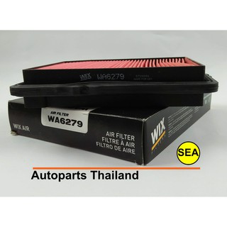 ไส้กรองอากาศ WIX สำหรับ HONDA CIVIC ปี 90-91 IV (ZC)  WA6279 (1ชิ้น)