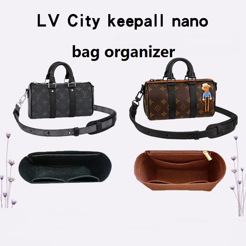 กระเป๋าจัดระเบียบ lv city nano keepall 25 travel makeup bag organizer จัดระเบียบกระเป๋า ดันทรงกระเป๋า จัดทรงกระเป๋า