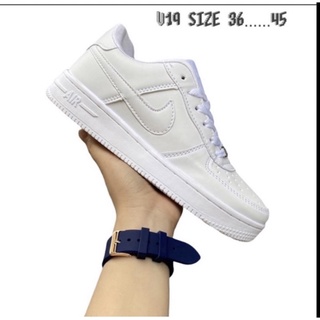 รองเท้าผ้าใบ ใส่สบายมีใส่36-451 White Lover ✨