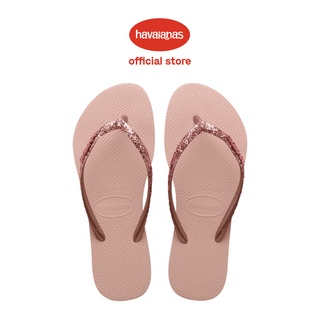 Havaianas รองเท้าแตะ ประดับกลิตเตอร์ - สีกุหลาบบัลเล่ต์ สําหรับผู้หญิง