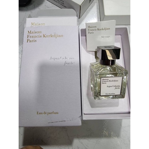 Maison Francis Kurkdjian Paris Aqua  Celestia forte EDP 70 ml (พร้อมกล่อง )