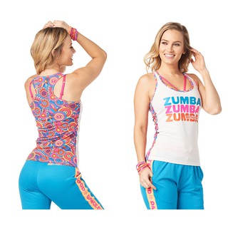 Zumba Peace Love Instructor Racerback (เสื้อกล้ามออกกำลังกายซุมบ้า)